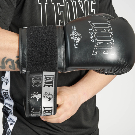 Camiseta Leone 1947 "Iconic" negra ABX431