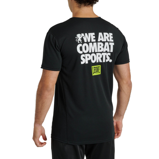 Camiseta Leone 1947 "Logo Wacs" negro ABX126