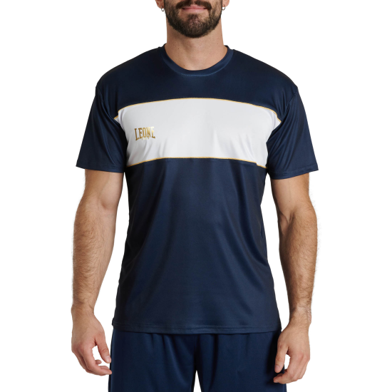 Camiseta Leone 1947 "Premium 2" azul ABX301