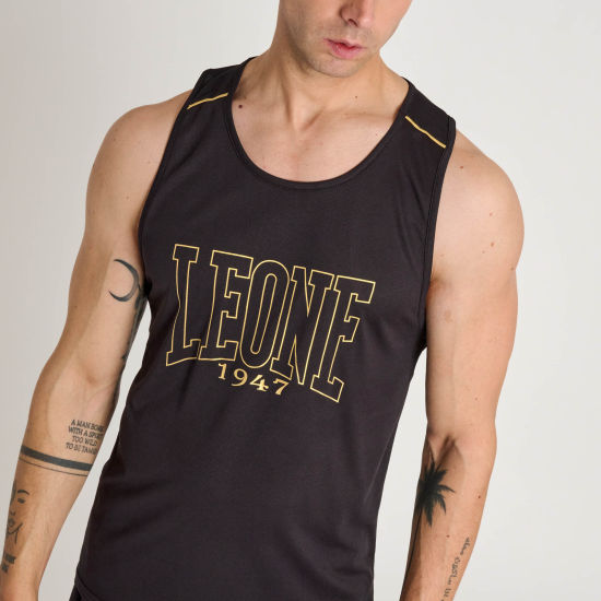 Camiseta Leone 1947 sin mangas DNA ABX734 negra
