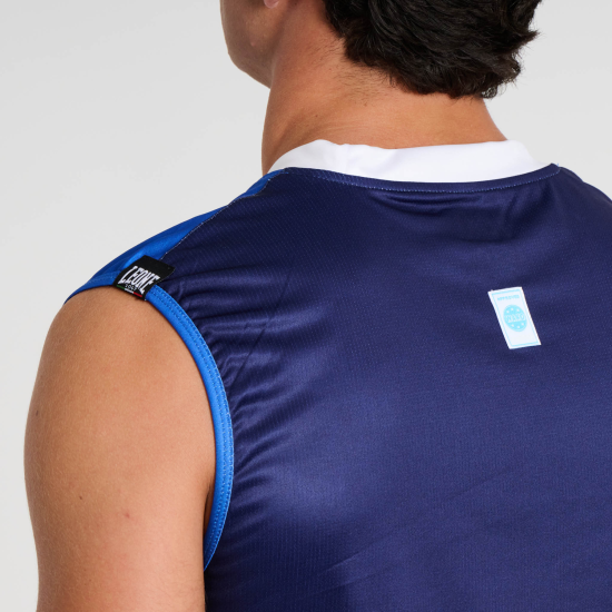 Camiseta Leone 1947 sin mangas WAKO AB995 azul