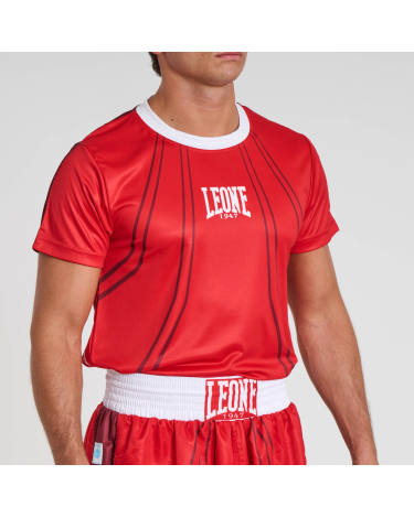Camiseta oficial manga corta Leone 1947 WAKO roja AB944