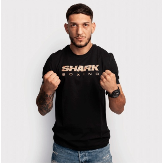 Camiseta Shark Boxing Camo negra