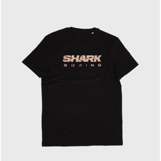 Camiseta Shark Boxing Camo negra
