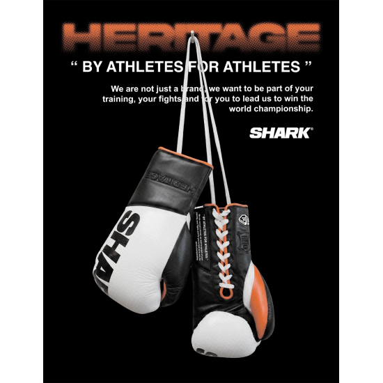 Camiseta Shark Boxing "Heritage" negra