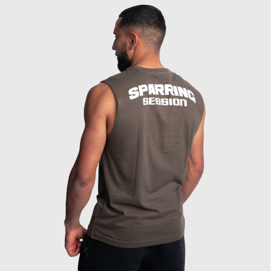Camiseta Shark Boxing "Sparring" Kaki