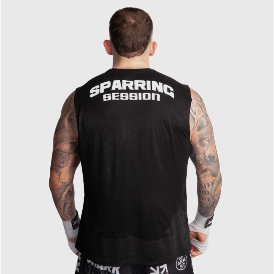 Camiseta Shark Boxing "Sparring" negra