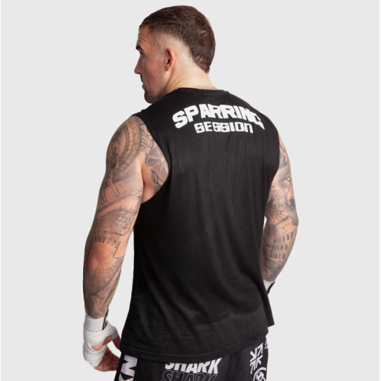 Camiseta Shark Boxing "Sparring" negra