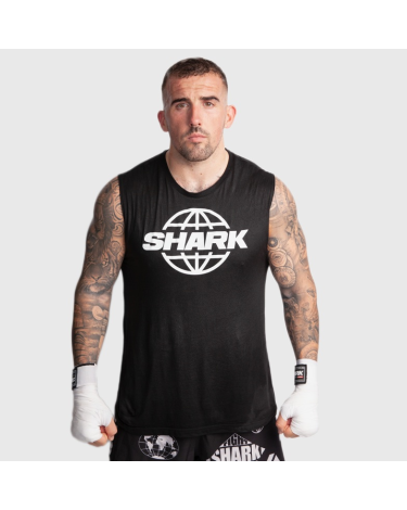 Camiseta Shark Boxing "Sparring" negra