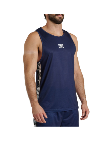 Camiseta sin mangas Leone 1947 azul ABX401