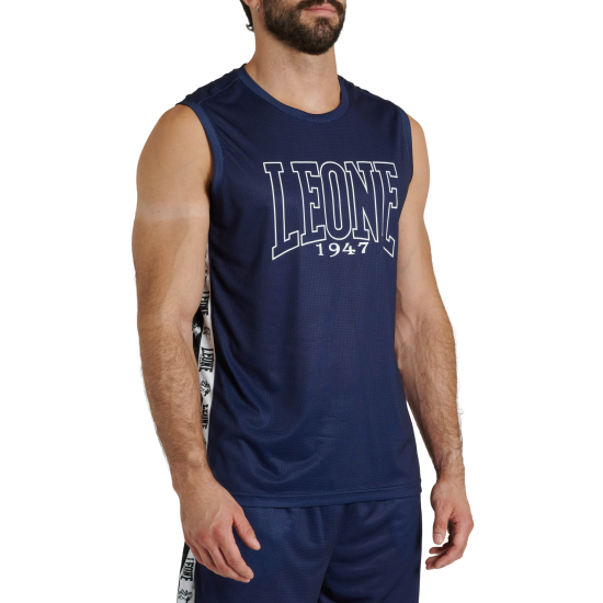 Camiseta sin mangas Leone 1947 "Iconic" azul ABX402