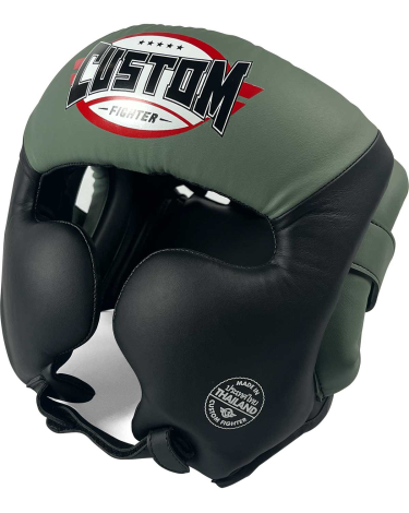 Casco abierto de pomulos Custom Fighter Army Thailand