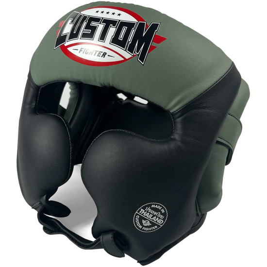 Casco abierto de pomulos Custom Fighter Army Thailand