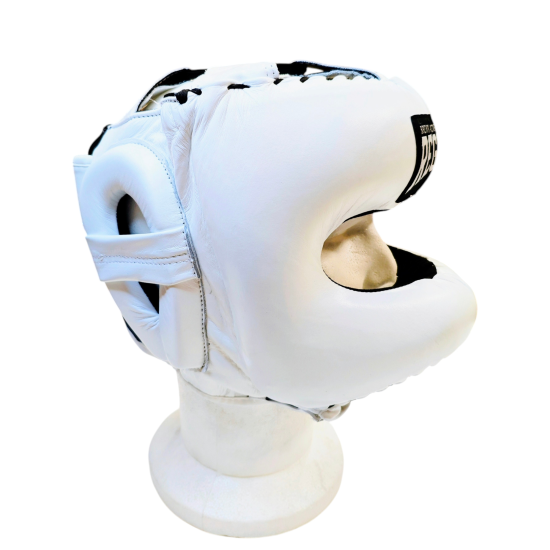Casco con barra Regium "Mexican Pro" Piel premium blanco