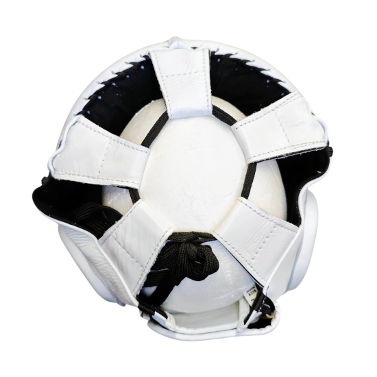 Casco con barra Regium "Mexican Pro" Piel premium blanco