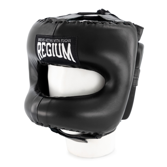 Casco con barra Regium "Mexican Pro" Piel Premium negro