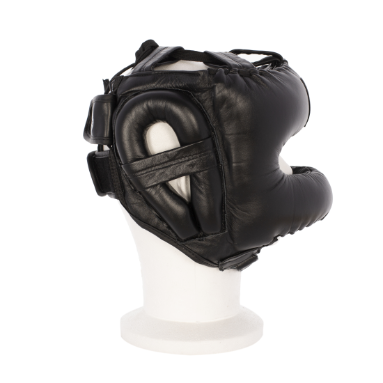 Casco con barra Regium "Mexican Pro" Piel Premium negro