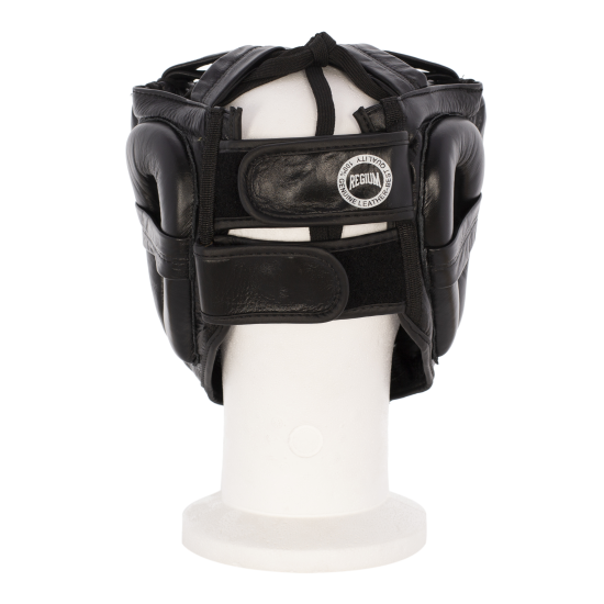 Casco con barra Regium "Mexican Pro" Piel Premium negro