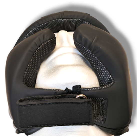 Casco de boxeo abierto Regium "Sparring Pro" GEL profesional negro