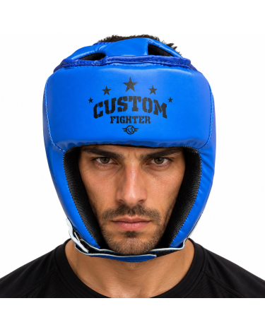 Casco de boxeo amateur  Star Custom FIghter azul