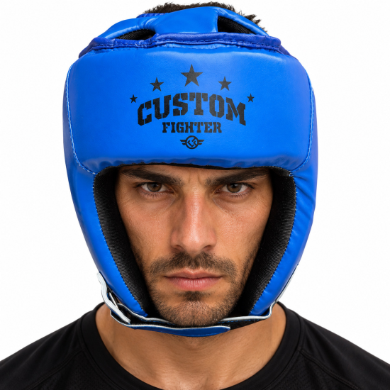 Casco de boxeo amateur  Star Custom FIghter azul