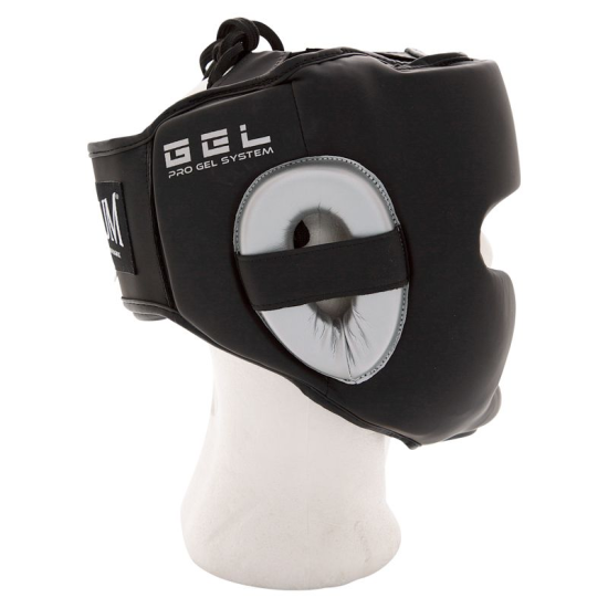 Casco de boxeo cerrado Regium "Wind Pro 2.0" GEL profesional negro