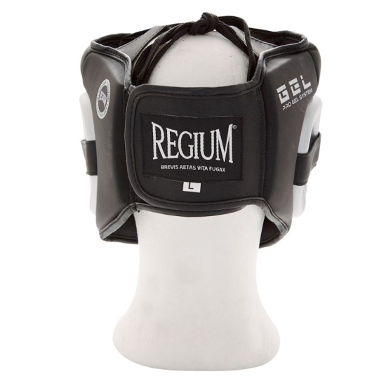 Casco de boxeo cerrado Regium "Wind Pro 2.0" GEL profesional negro