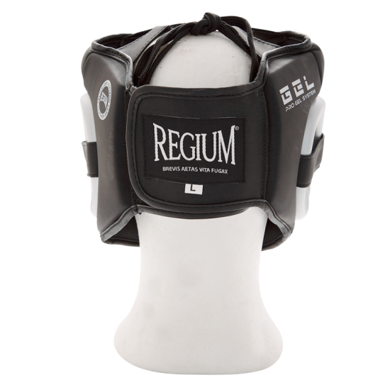 Casco de boxeo cerrado Regium "Wind Pro 2.0" GEL profesional negro