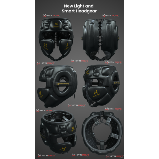 Casco de Boxeo HIT N MOVE® Air Armor Precision negro
