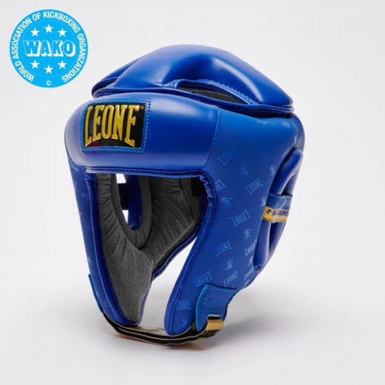 Casco de Boxeo/Kick Leone 1947 "DNA" Combat  azul CS444 WAKO