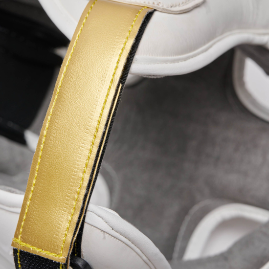 Casco de Boxeo/Kick Leone 1947 "DNA" Combat blanco CS444