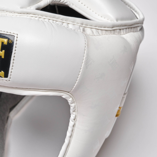 Casco de Boxeo/Kick Leone 1947 "DNA" Combat blanco CS444