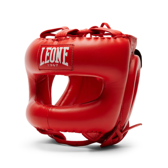 Casco de boxeo Leone 1947 "The Greatest" CS433 rojo