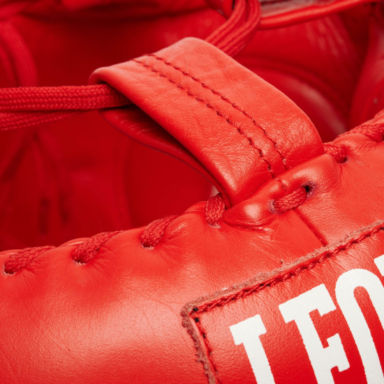 Casco de boxeo Leone 1947 "The Greatest" CS433 rojo