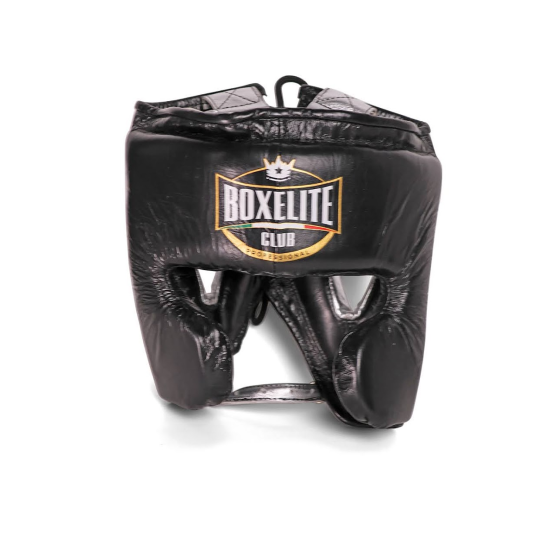 Casco de boxeo profesional Boxelite club negro/plata
