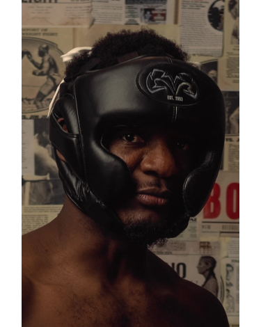 Casco de boxeo Rival RHG-Guerrero negro