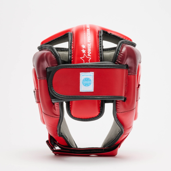 Casco Protector Leone 1947 CS446 Homologado WAKO rojo