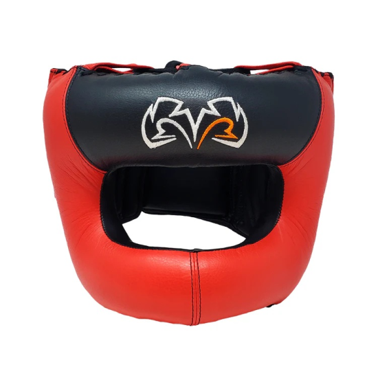 Casco Rival con barra protectora RHGFS3 rojo