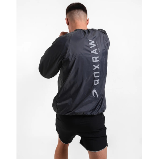 Chaqueta cortavientos Boxraw  Genaro Oversized Windbreaker crew carbon