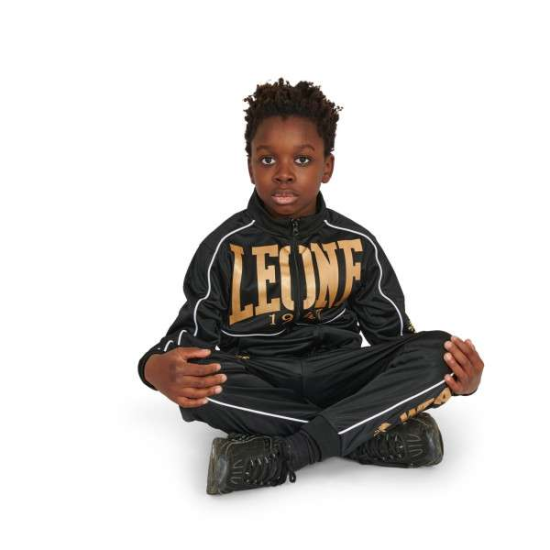 Chándal Leone 1947 infantil "Logo" Color negro AB300J