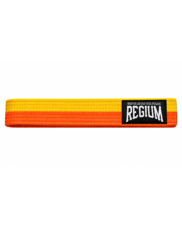 Cinturon artes marciales 240 cm amarillo-naranja