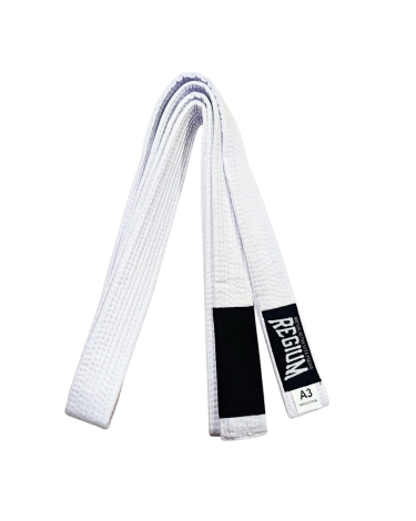 Cinturon de Brazilian Jiu Jitsu Regium blanco