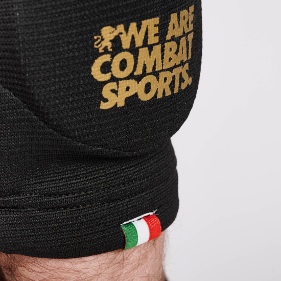 Coderas para Muay Thai Leone Color Negro PR341 "DNA"