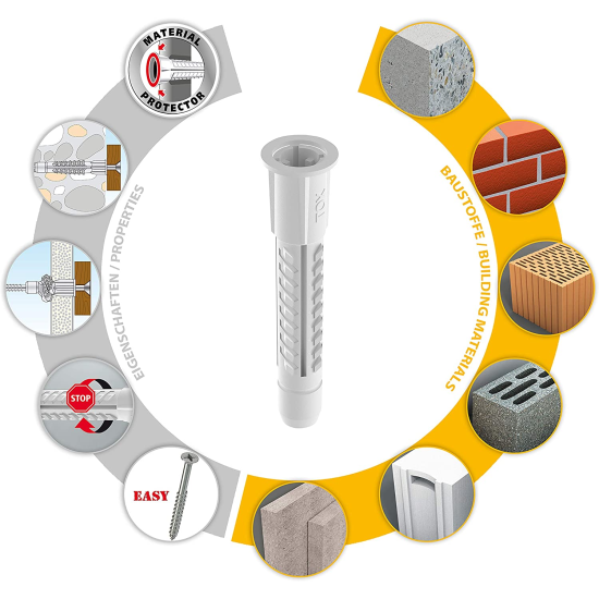 Conjunto de tornillería para soportes de saco de boxeo "Elite"