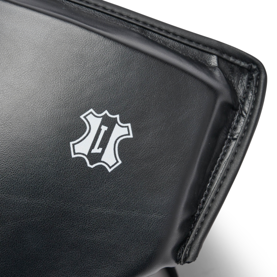 Coquilla de boxeo profesional femenina Leone 1947 "The Greatest" negra PR335W