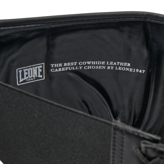 Coquilla de boxeo profesional femenina Leone 1947 "The Greatest" negra PR335W