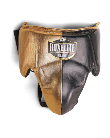 Coquilla profesional de boxeo Boxelite club  Negro/oro