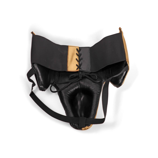 Coquilla profesional de boxeo Boxelite club  Negro/oro