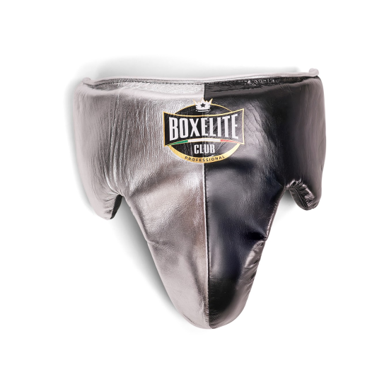Coquilla profesional de boxeo Boxelite club  negro/plata