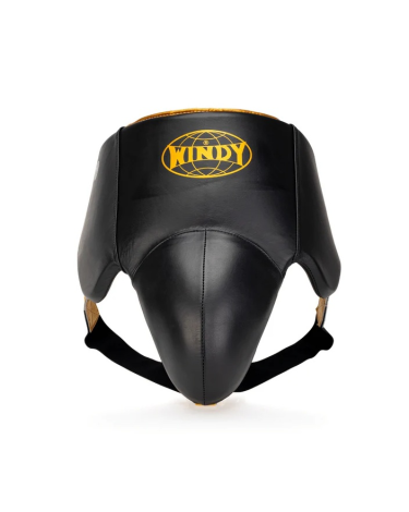Coquilla profesional de boxeo Windy Fightgear "Elite" negro/oro